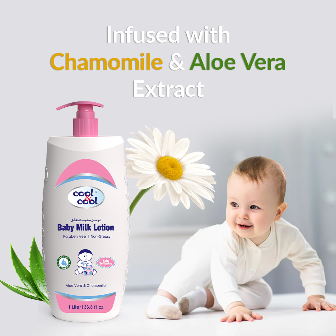 Baby Milk Lotion 1Ltr Pack of 2