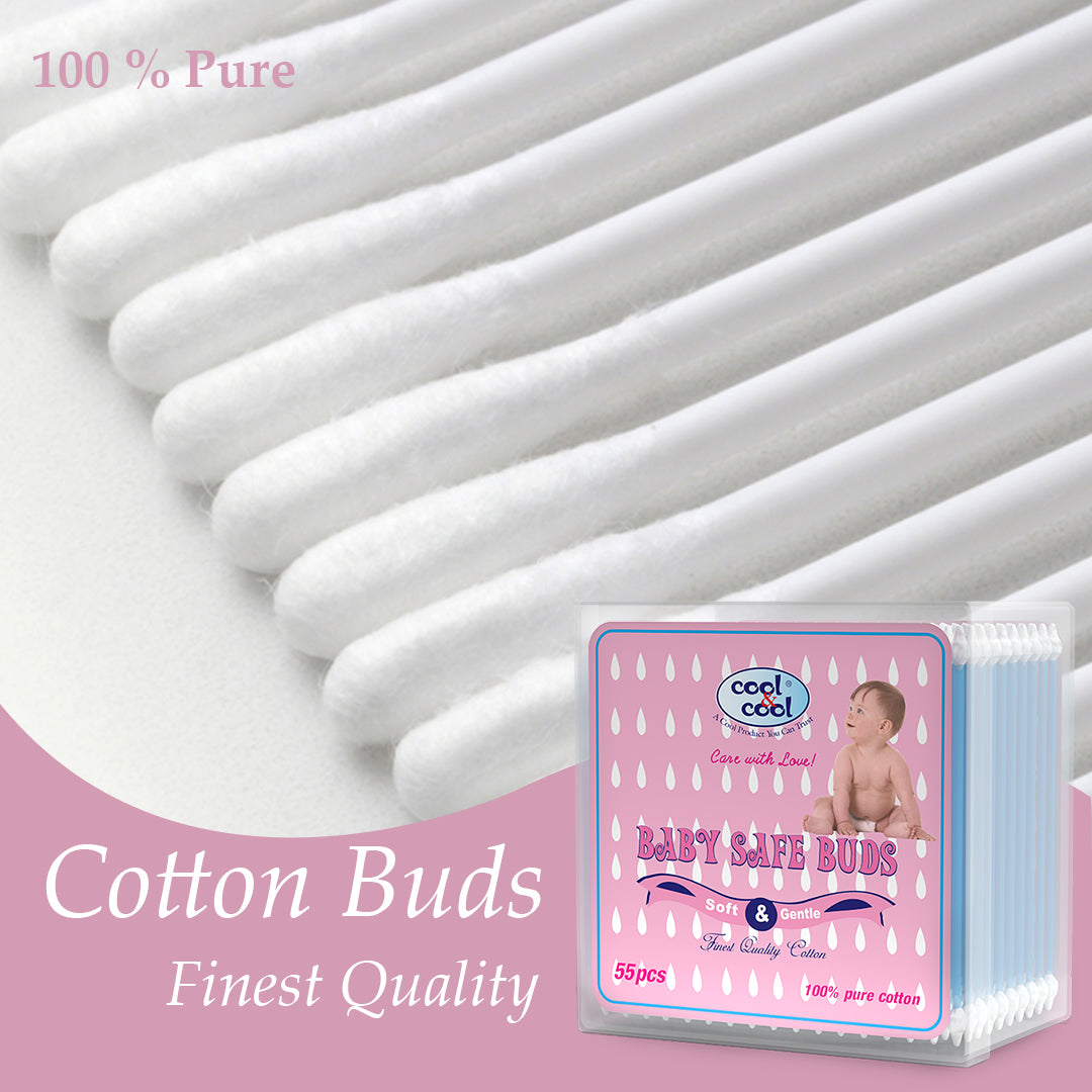 Baby Cotton Buds 55 pcs