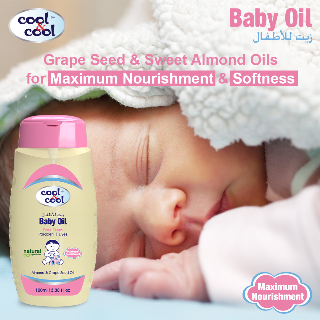 Baby Oil 100ml Pack of 4