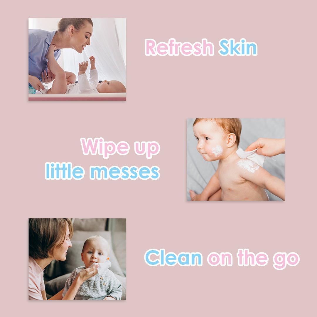 Baby Wipes 64+8's Pack of 6