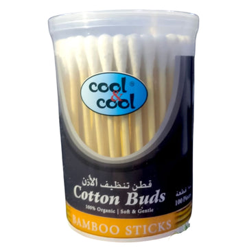 Cotton Buds Bamboo 100 pcs