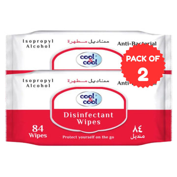 Disinfectant Wipes 84 Sheets Pack of 2