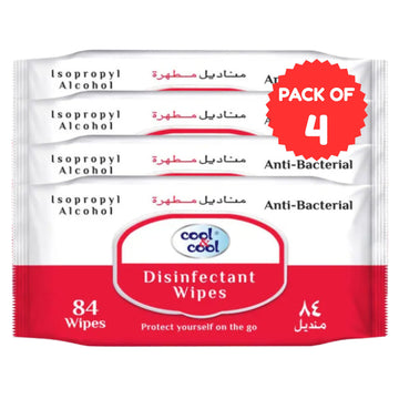 Disinfectant Wipes 84 Sheets Pack of 4