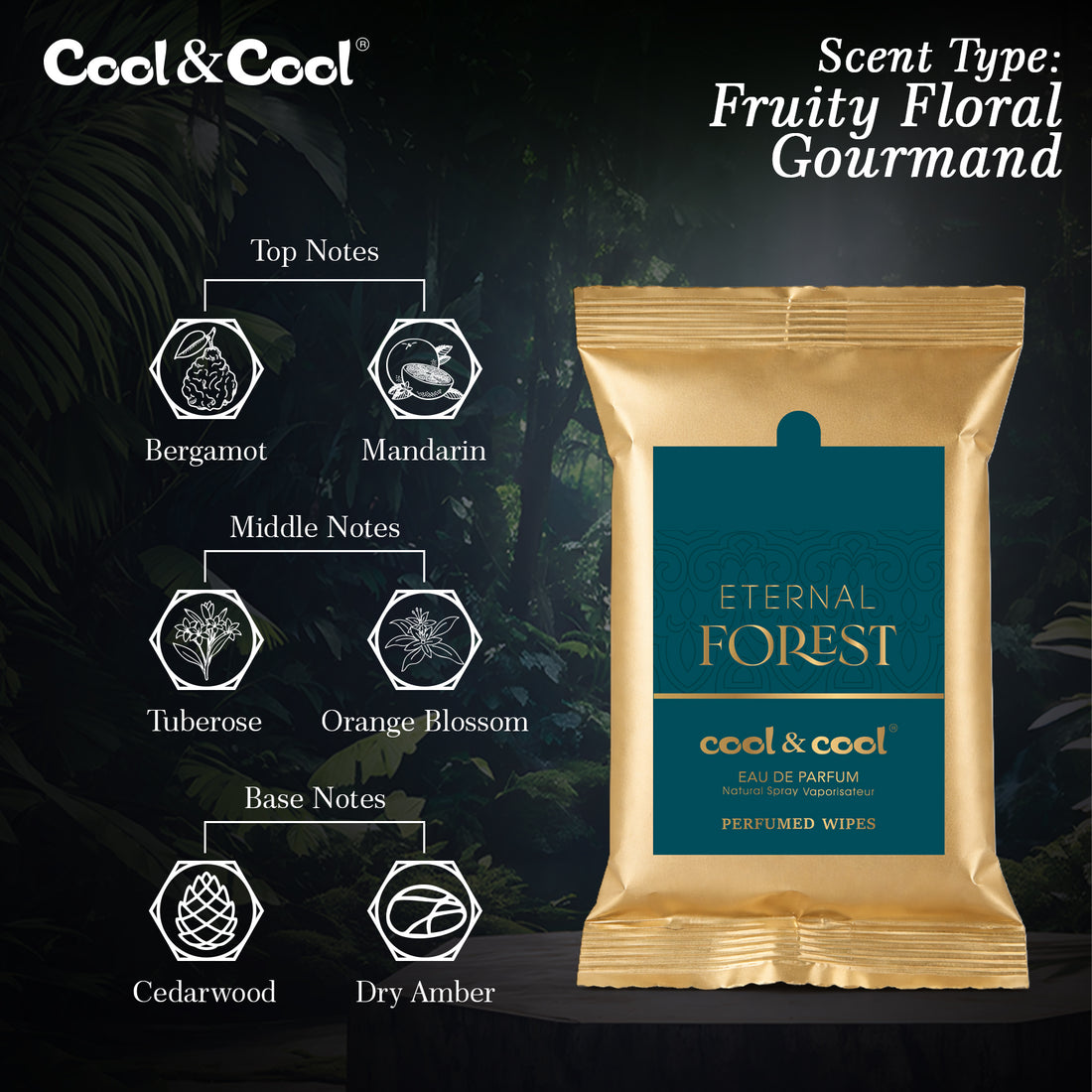 Eternal Forest Perfumed Wipes