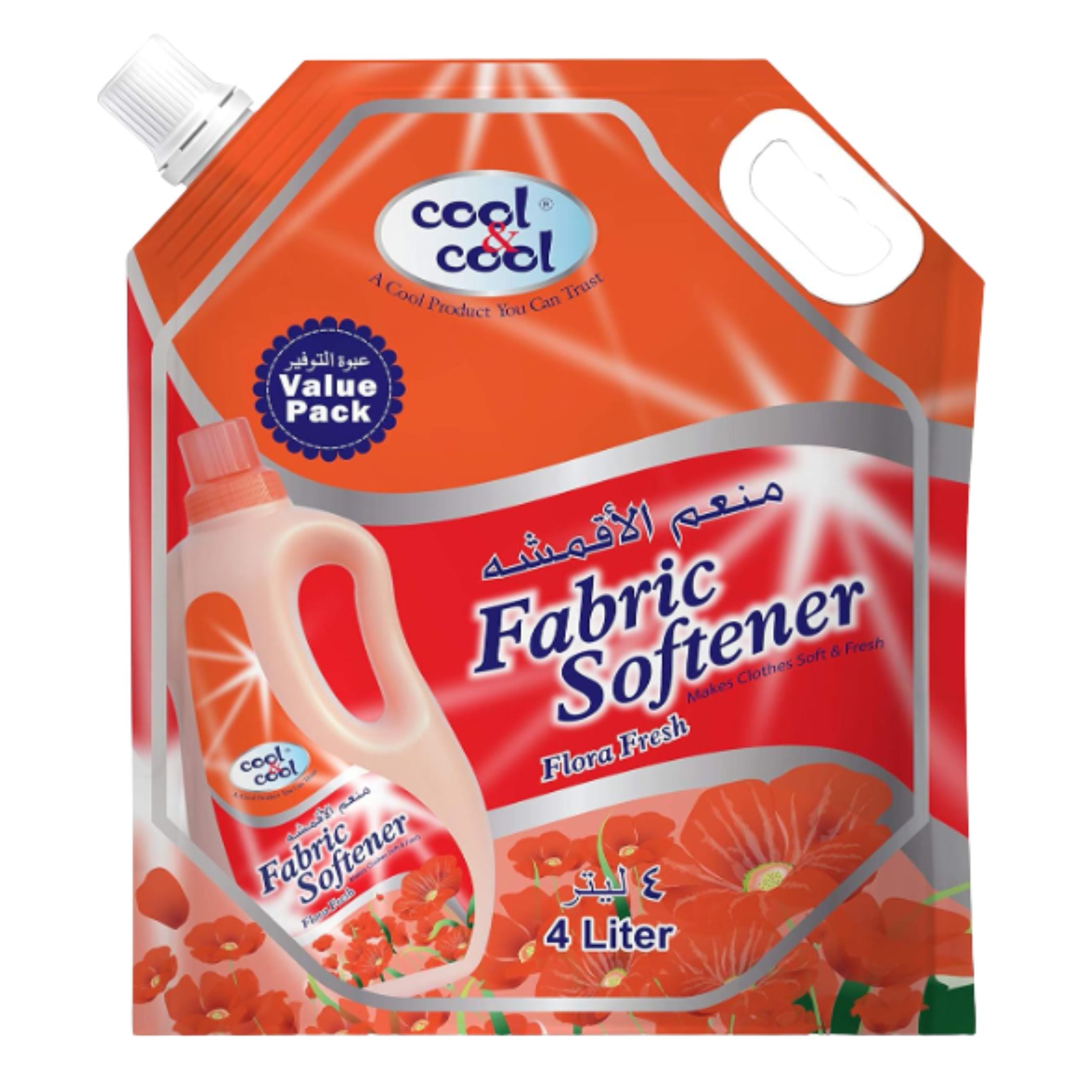 Fabric Softener Flora Fresh 4ltr Pouch