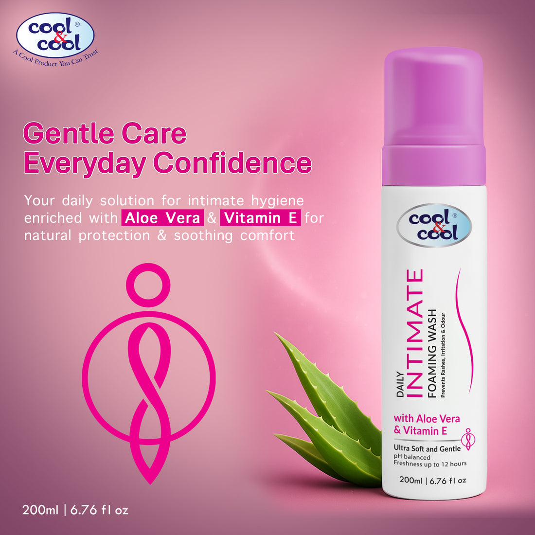 C&C Intimate Foaming Wash 200ml