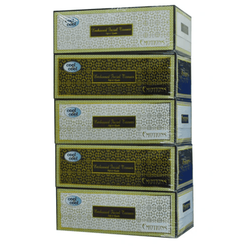 Embossed Facial Tissue Emotions 150's 2Ply (1x5)