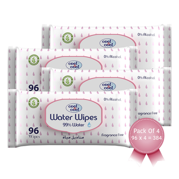 99% Water Content Baby Wipes 96'S Pack Of 4