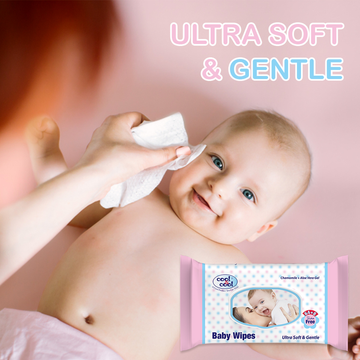 Baby Wipes 64+8's Pack of 4