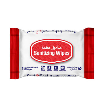 Sanitizing Wipes 15 Sheets Single Pack