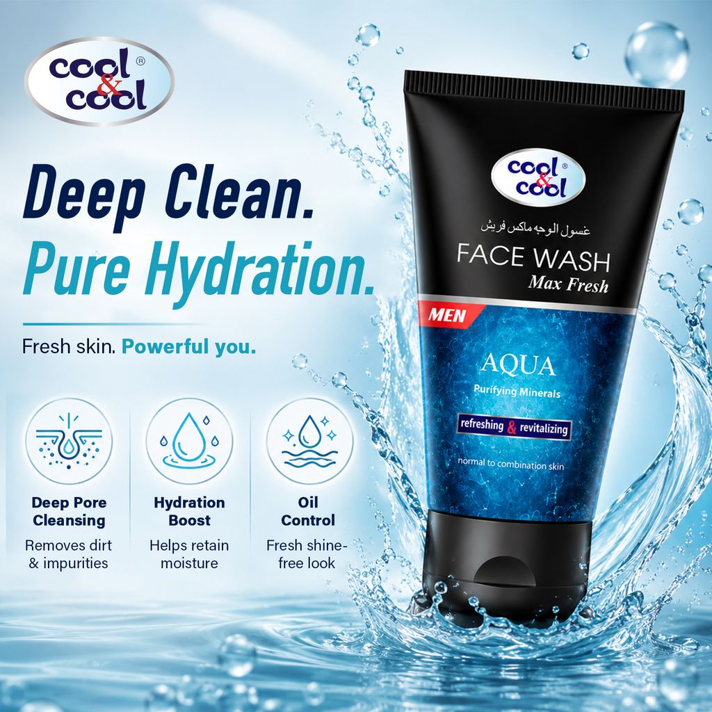 Face Wash Max Fresh Aqua for Men 150ml